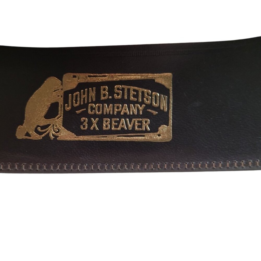 Stetson 3X Beaver size 7 Gray Felt Western Cowboy Hat - Picture 9 of 16
